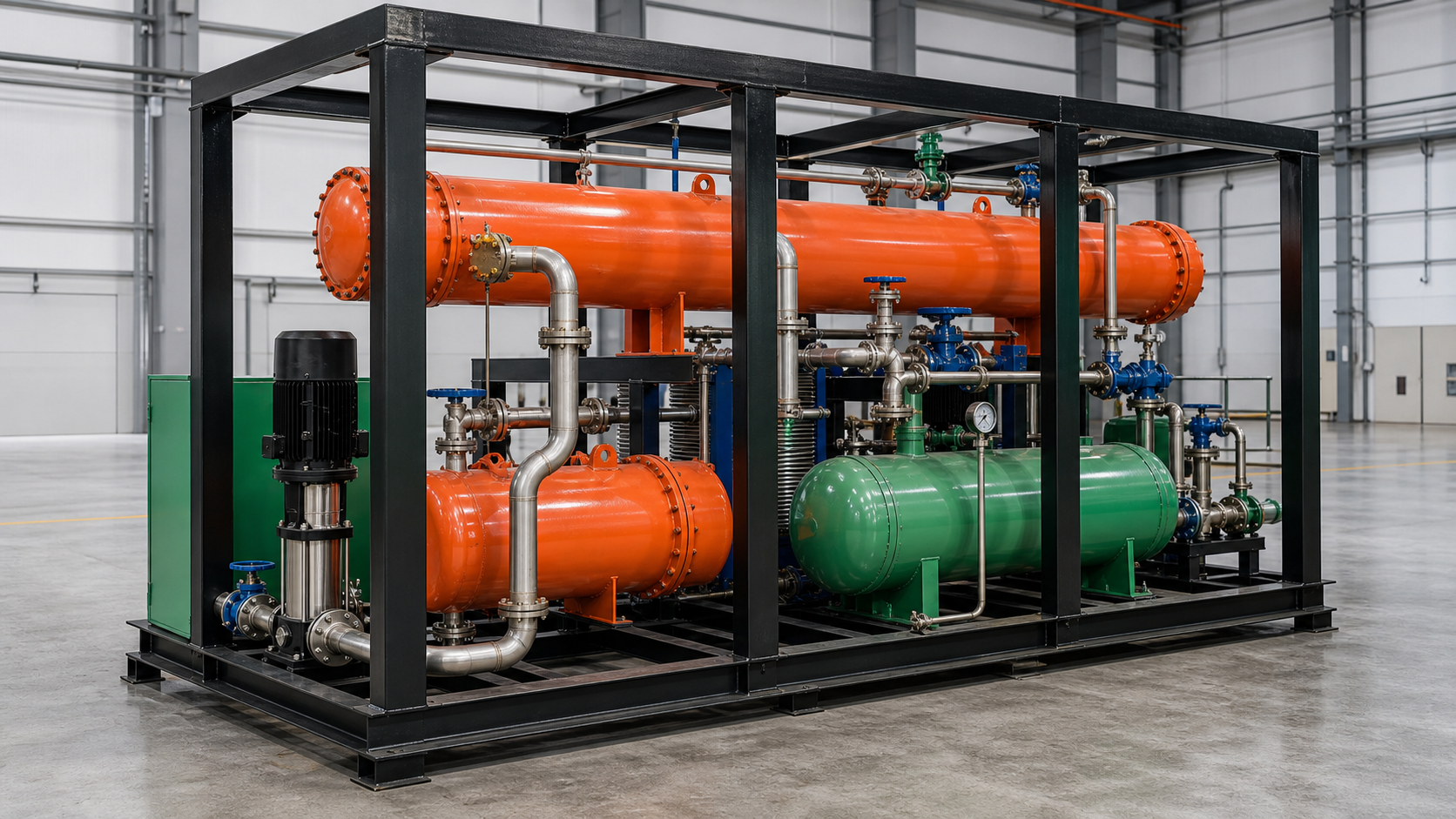 Datre ORC machine with patented turbine and circuit design